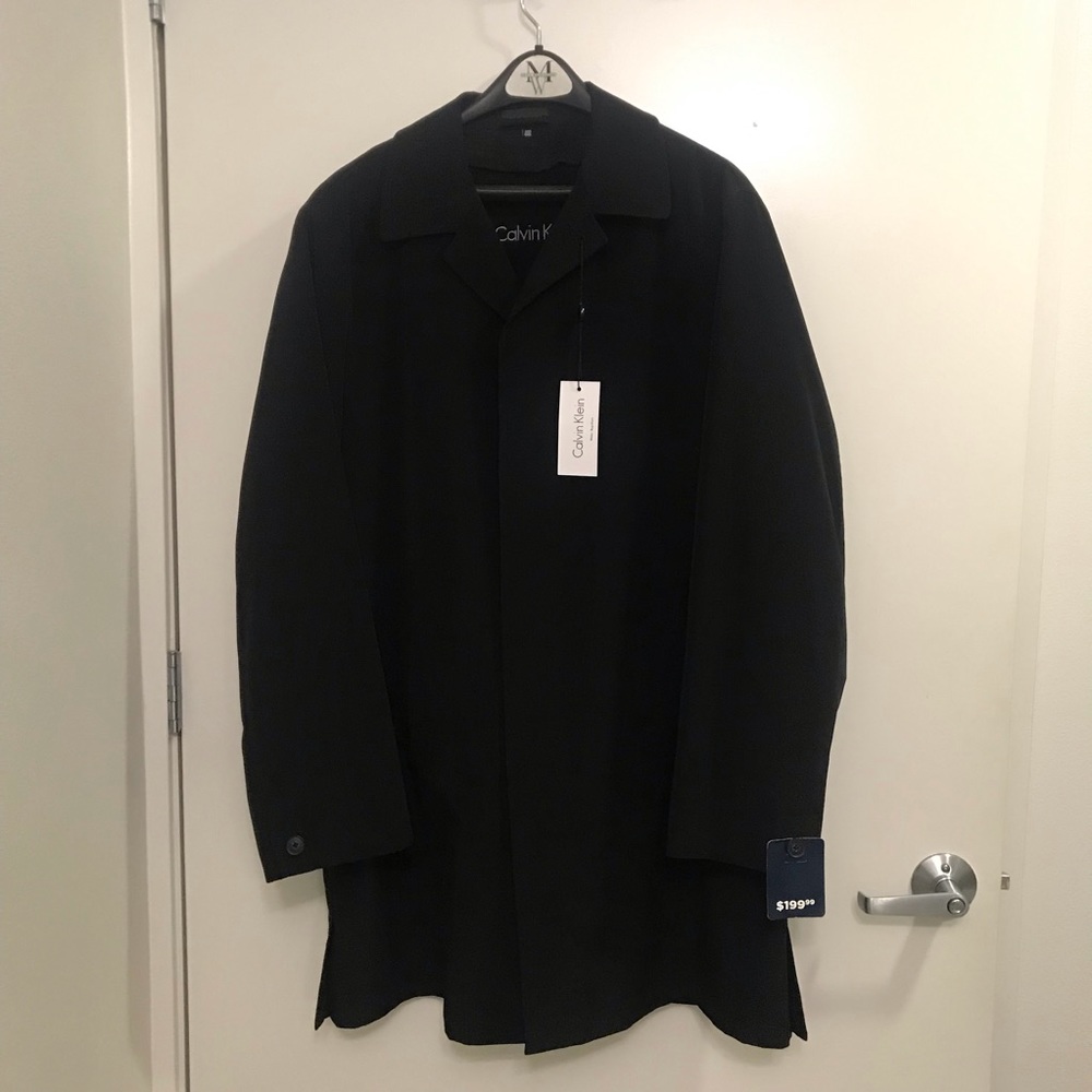 NWT Calvin Klein Trench Coat Size 40R (Large)